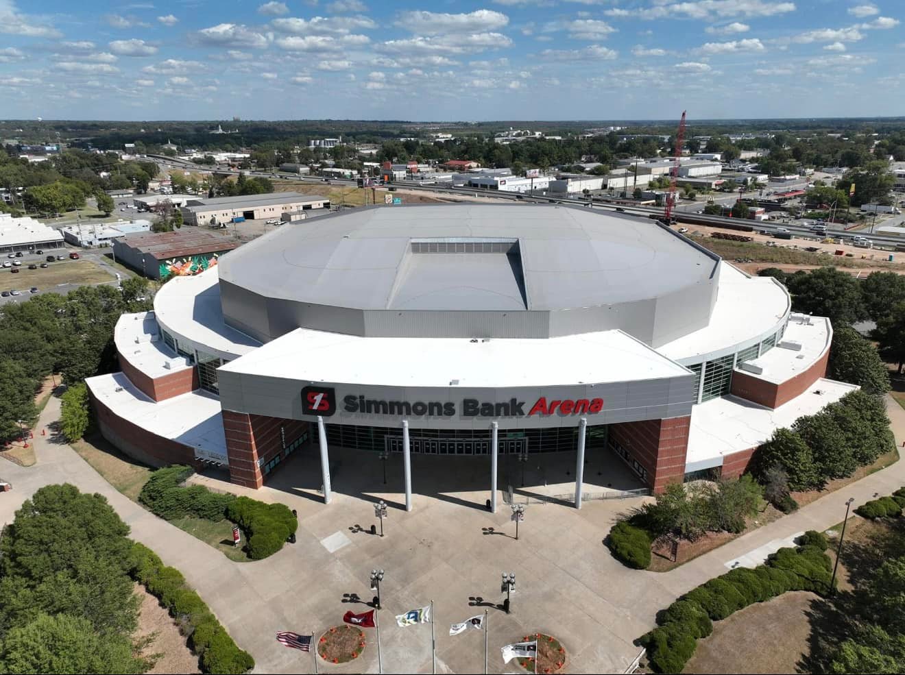 Simmons Bank Arena North Little Rock, AR Commercial Roof