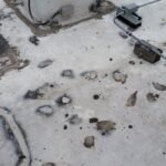 Hail Damage on a Comercial Roof